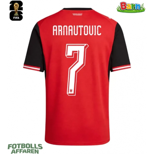 Österrike Marko Arnautovic #7 Hemmaställ Barn VM 2026 Kortärmad (+ Korta byxor)